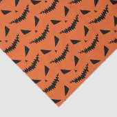 Enge Halloween Jack OLantern zwart gezicht sinaasa Tissuepapier (Detail)