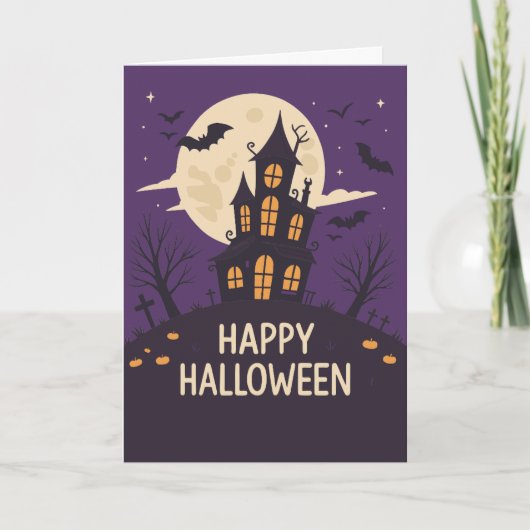 Enge Halloween Kaart (Voorkant)