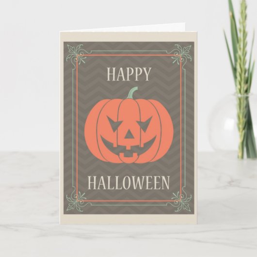Enge Halloween Kaart (Voorkant)