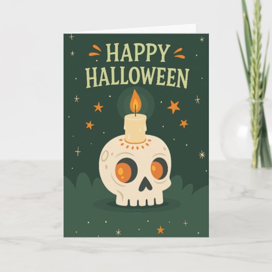 Enge Halloween Kaart (Voorkant)
