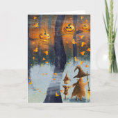 Enge Halloween Kaart (Voorkant)