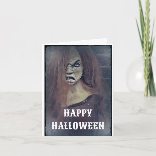 Enge Halloween kaart (Voorkant)