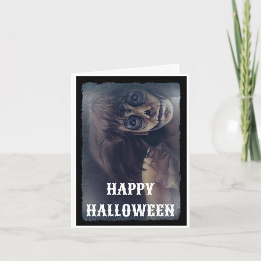 Enge Halloween kaart (Voorkant)