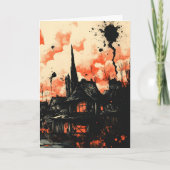 Enge Halloween Kaart (Voorkant)
