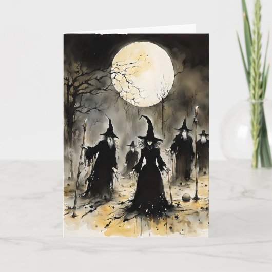Enge Halloween Kaart (Voorkant)