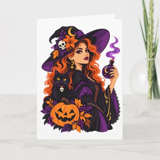 Enge Halloween Kaart (Voorkant)