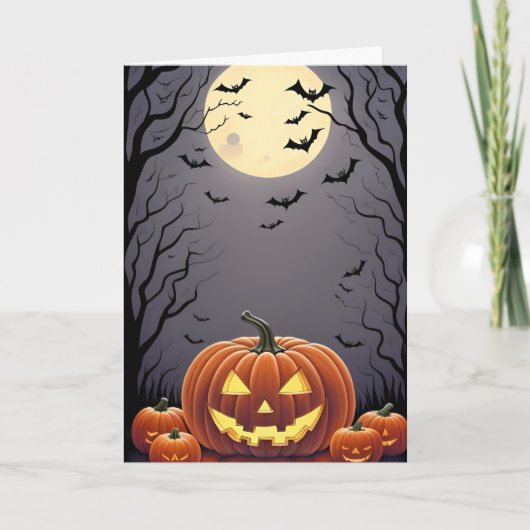 Enge Halloween Kaart (Voorkant)