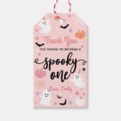 Enge Halloween Kabouter 1e Verjaardag Cadeaulabel (Voorkant)