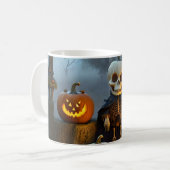 Enge Halloween. Koffiemok (Voorkant links)