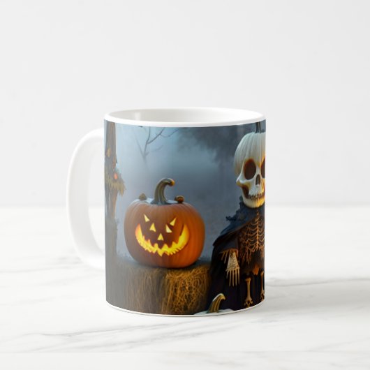 Enge Halloween. Koffiemok (Voorkant links)