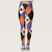 Enge Halloween kostuum Black Widow Spider Leggings (Voorkant)