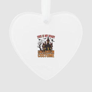 Enge Halloween Kostuum Geest Huis Vintage T-shirt Ornament
