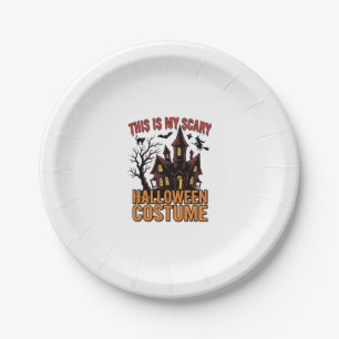 Enge Halloween-kostuum Geheime Huis Vintage T-shir Papieren Bordje