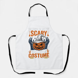 Enge Halloween Kostuum Pompoen Heksenhoed Shirt_1 Schort