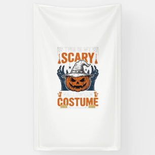 Enge Halloween Kostuum Pompoen Heksenhoed Shirt_1 Spandoek
