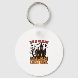 Enge Halloween Kostuum Spokenhuis Vintage T-shirt Sleutelhanger