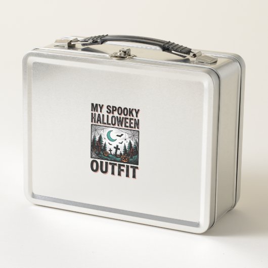 Enge Halloween-kostuum vintage begraafplaats T-shi (Voorkant)