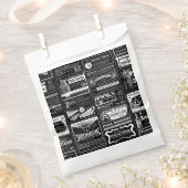 enge halloween krant antiek zwart bedankzakje (Geknipt)