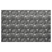 enge halloween krant antiek zwart stof (Fat Quarter)