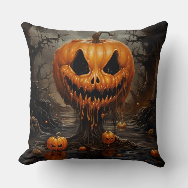 Enge Halloween  Kussen (Voorkant)