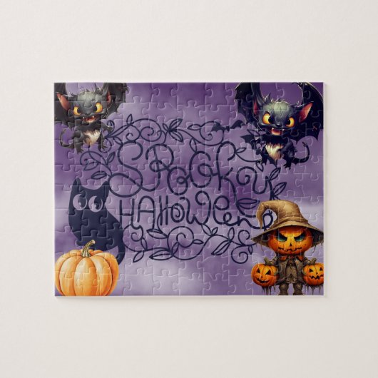 Enge Halloween Legpuzzel (Horizontaal)