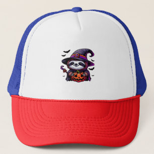 Enge Halloween Luiaard Heks Pet Kostuum Spooky Zee