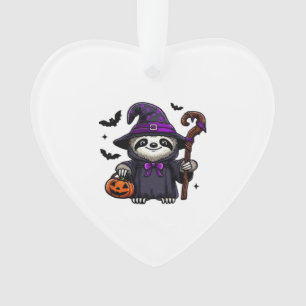Enge Halloween Luiaard Heks Pet Kostuum Spooky Zee Ornament