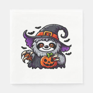 Enge Halloween Luiaard Heks Pet Kostuum Spooky Zee Servet