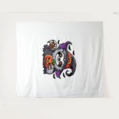 Enge Halloween Luiaard Heks Pet Kostuum Spooky Zee Wandkleed (Voorkant (horizontaal))