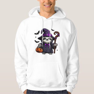 Enge Halloween luiaard heksenhut kostuum griezelig Hoodie