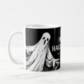 Enge Halloween met spook Koffiemok (Links)