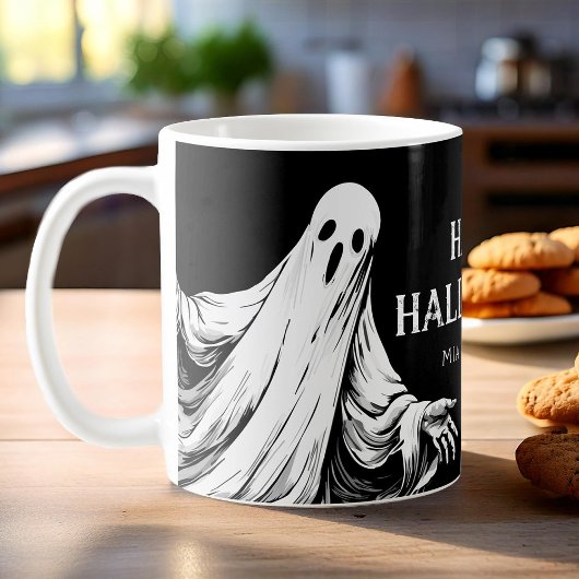 Enge Halloween met spook Koffiemok