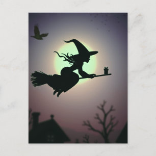 Enge Halloween Nacht Ansichtkaart Briefkaart