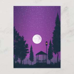 Enge Halloween Nacht Ansichtkaart Briefkaart