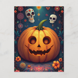 Enge Halloween Nacht Ansichtkaart Briefkaart