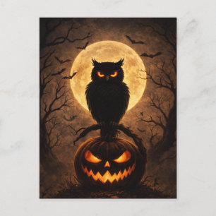 Enge Halloween Nacht Ansichtkaart Briefkaart