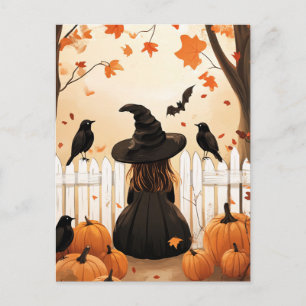 Enge Halloween Nacht Ansichtkaart Briefkaart