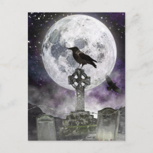 Enge Halloween Nacht Ansichtkaart Briefkaart