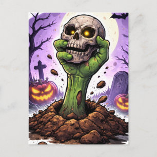Enge Halloween Nacht Ansichtkaart Briefkaart