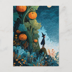 Enge Halloween Nacht Ansichtkaart Briefkaart