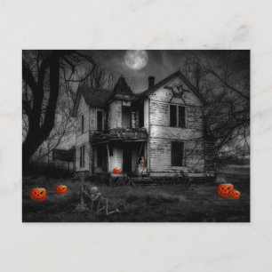 Enge Halloween Nacht Ansichtskaart Briefkaart