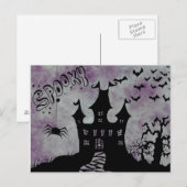 Enge Halloween Nacht Briefkaart (Voorkant / Achterkant)