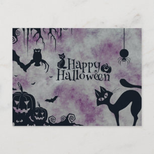 Enge Halloween Nacht Briefkaart