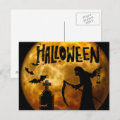 Enge Halloween Nacht Briefkaart (Voorkant / Achterkant)