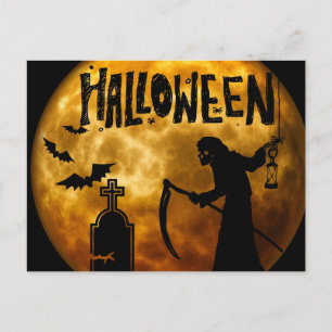 Enge Halloween Nacht Briefkaart