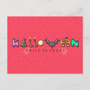 Enge Halloween Nacht met Uilen Briefkaart