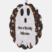 Enge Halloween Ornament Kaart (Links)