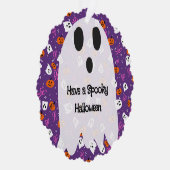 Enge Halloween Ornament Kaart (Rechts)