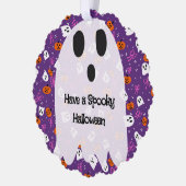 Enge Halloween Ornament Kaart (Links)