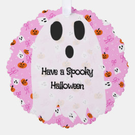 Enge Halloween Ornament Kaart